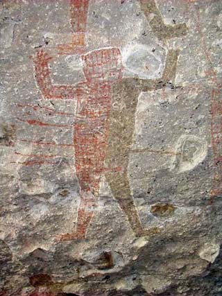 Cave painting at San Borjitas