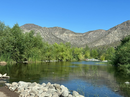 River crossing San Jose de Magdalena