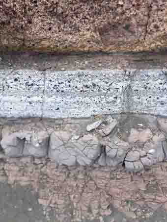 pyroclastic flow layers